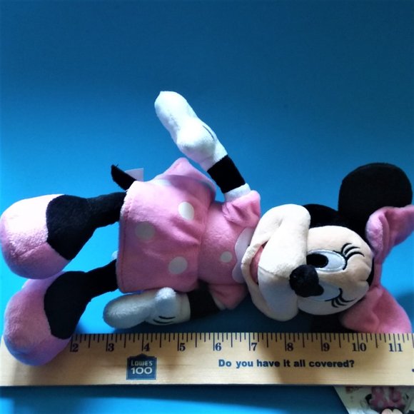 Plush Mickey & MINNIE MOUSE Disney NWT Junior Land World Gift Stuffed Walt Love - Picture 7 of 9